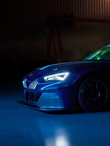 cupra e-Racer led-ajovalot 