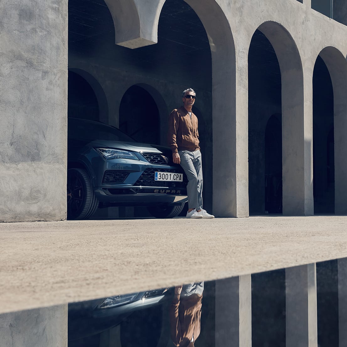 The CUPRA Ateca front