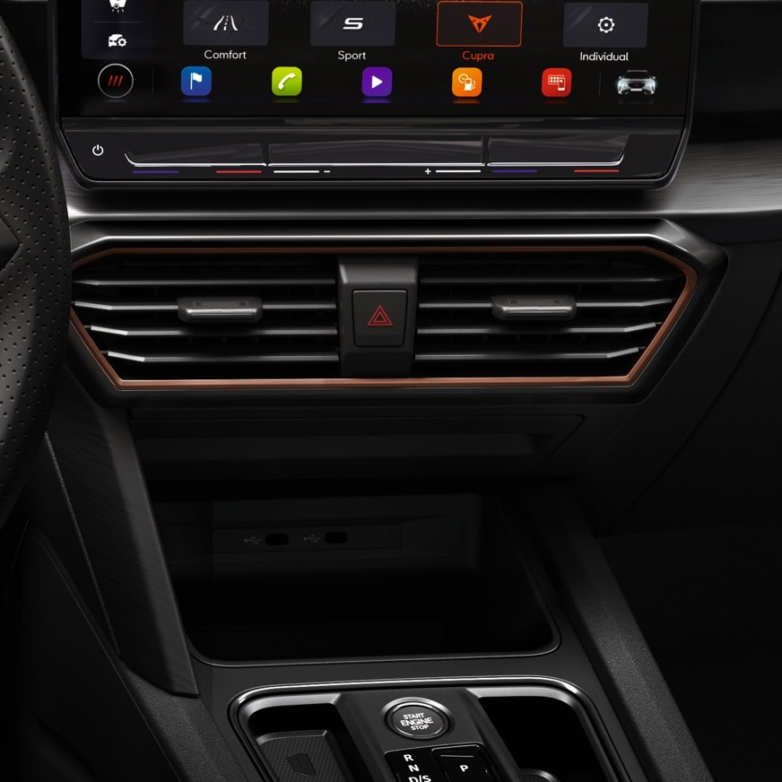 cupra connect asettaa ihanteellisen lämpötilan